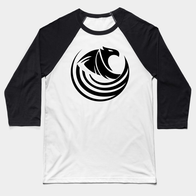 Night Shadows (Black) Baseball T-Shirt by writeremyflagg